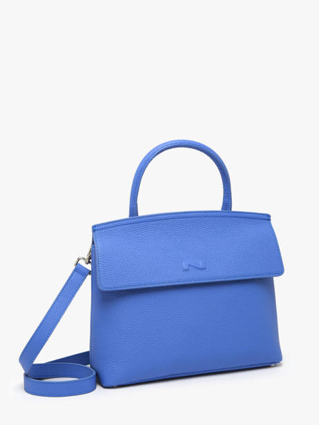 Cross Body Tas Clarita Leder Nathan baume Blauw nathan 18 ander zicht 2